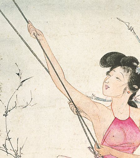 兴业县-胡也佛的仕女画和最知名的金瓶梅秘戏图